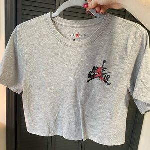 Nike Air Jordan Jumpman Classics Cropped Graphic Tee